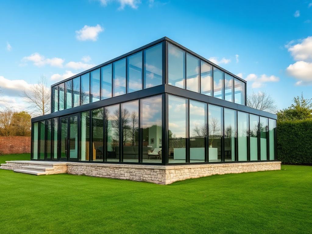 Grandes vãos e arquitetura aberta para a paisagem — referência de Casas de vidro